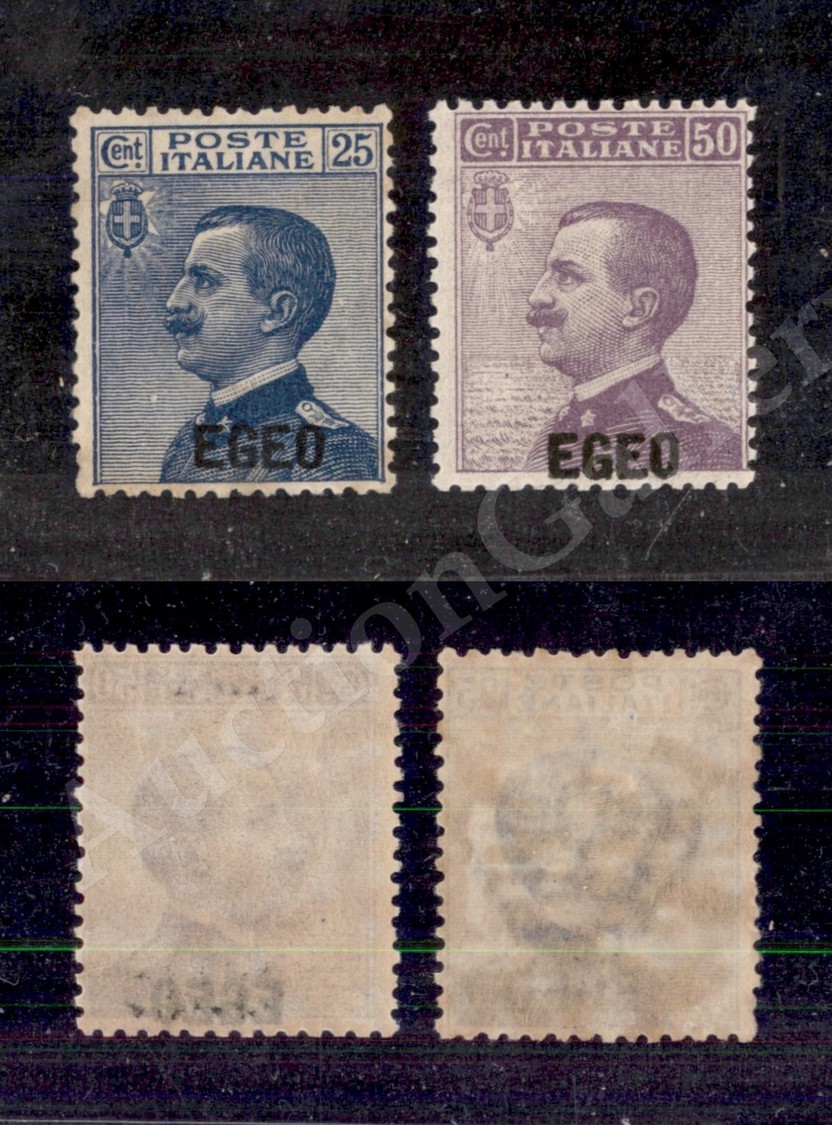 0464 Egeo - 1912 - Michetti (1/2) - Serie Completa - Gomma Integra (500) - Otros & Sin Clasificación