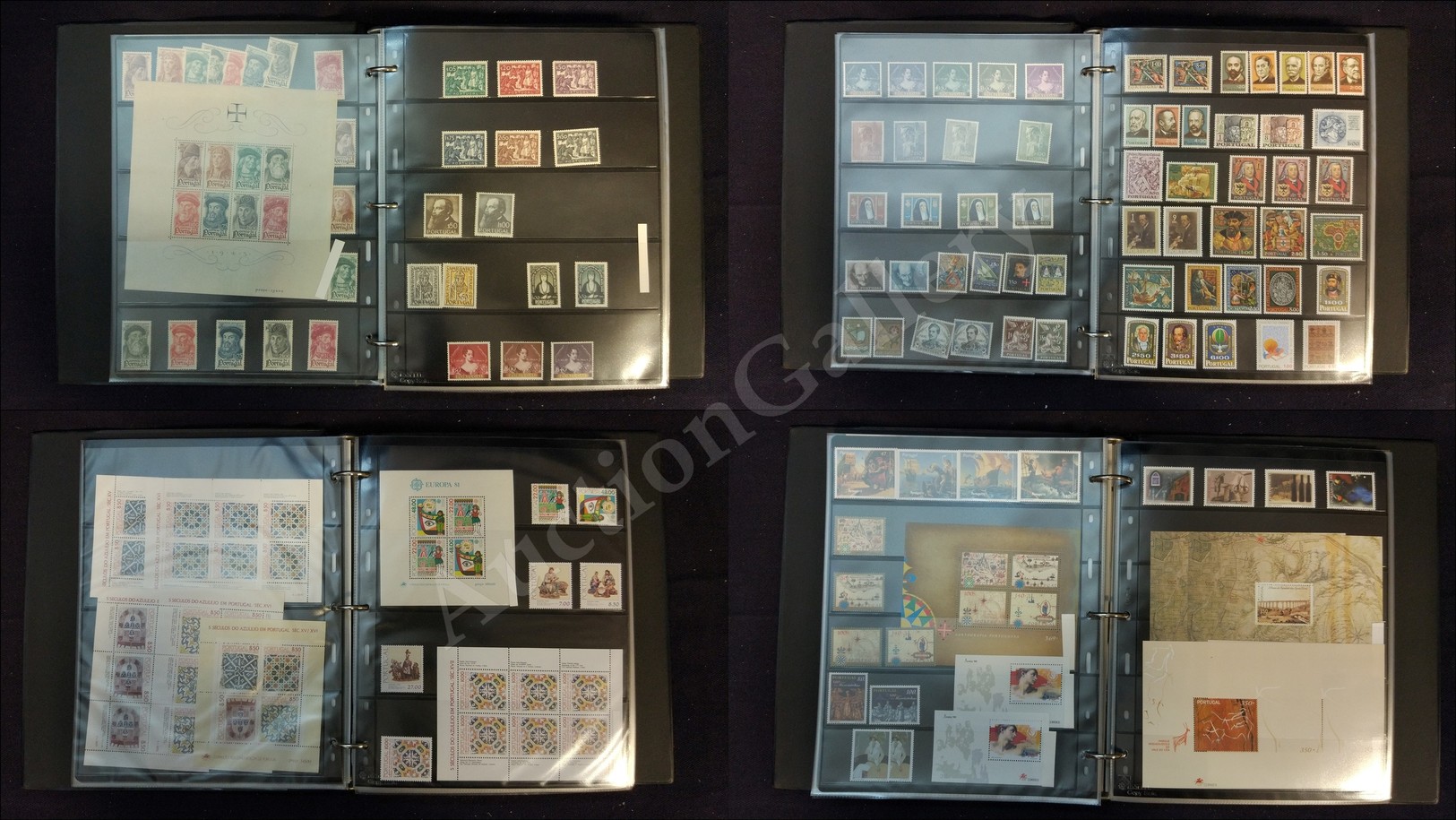 0775 PORTOGALLO - 1925/2009 - Bella Collezione Con Serie Complete Foglietti E Libretti Del Periodo In 31 Pagine Di Racco - Autres & Non Classés
