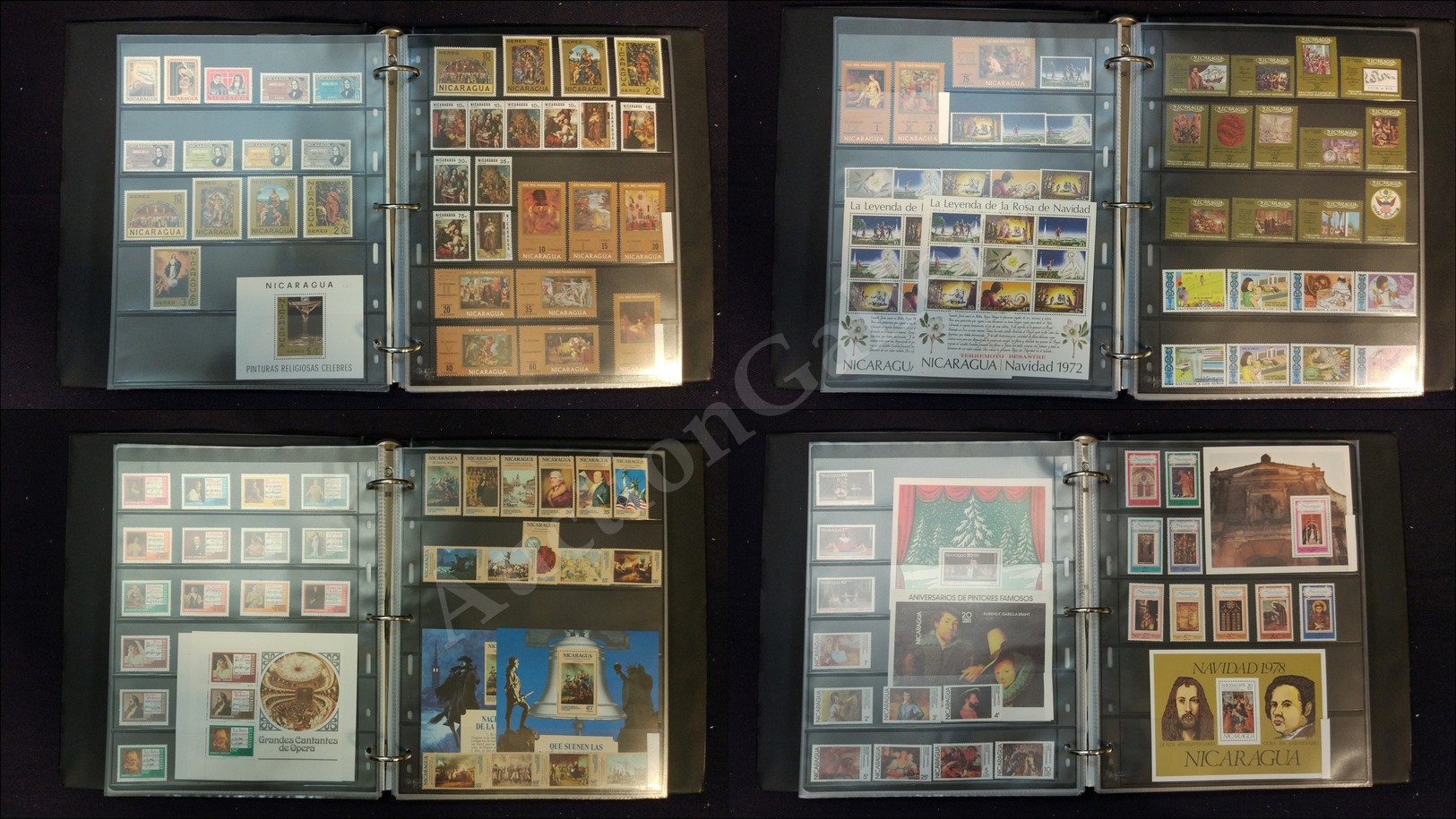 0912 NICARAGUA - 1952/2004 - Buona Collezione Con Serie Complete E Foglietti Del Periodo In 14 Pagine Di Raccoglitore In - Autres & Non Classés