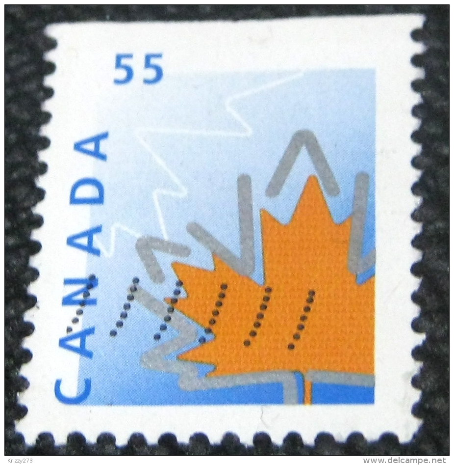 Canada 1998 Maple Leaf 55c - Used - Used Stamps