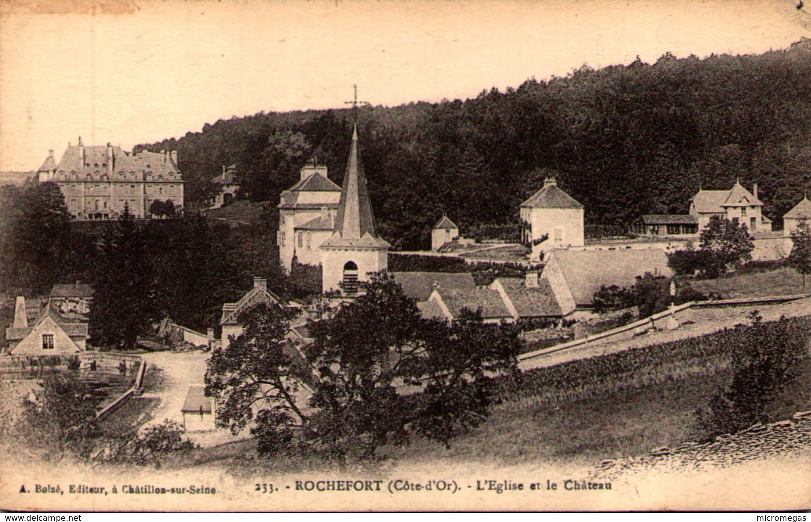 21 - ROCHEFORT - L'Eglise Et Le Château - Autres & Non Classés