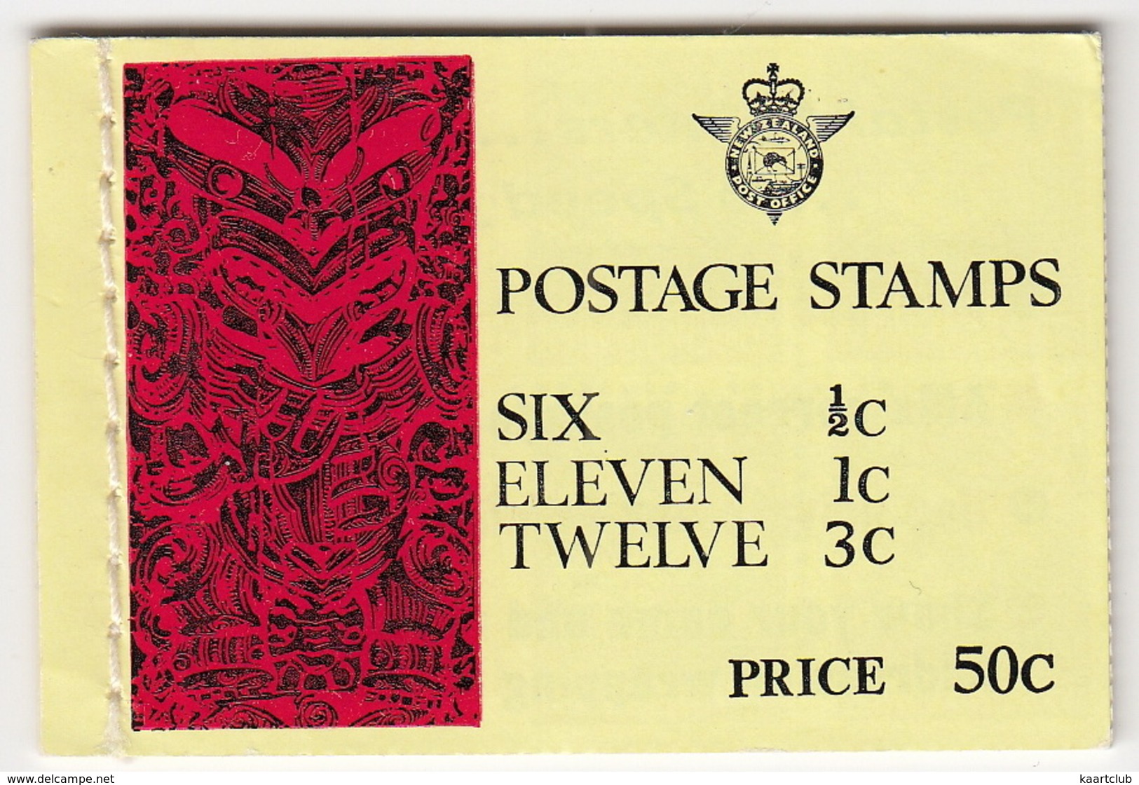 New Zealand - Booklet - Postage Stamps : SIX 1/2C, ELEVEN 1C, TWELVE 3C - Postzegelboekjes