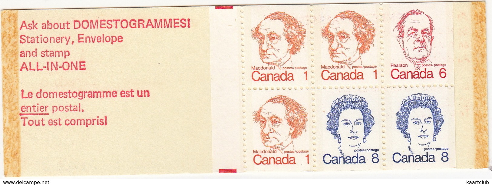 Canada - Booklet : 'Mosquito'  Word War II Fighter Bomber - 6 Stamps - Volledige Boekjes