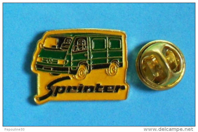 1 PIN'S  //   ** SPRINTER ** MERCEDES-BENZ ** - Mercedes