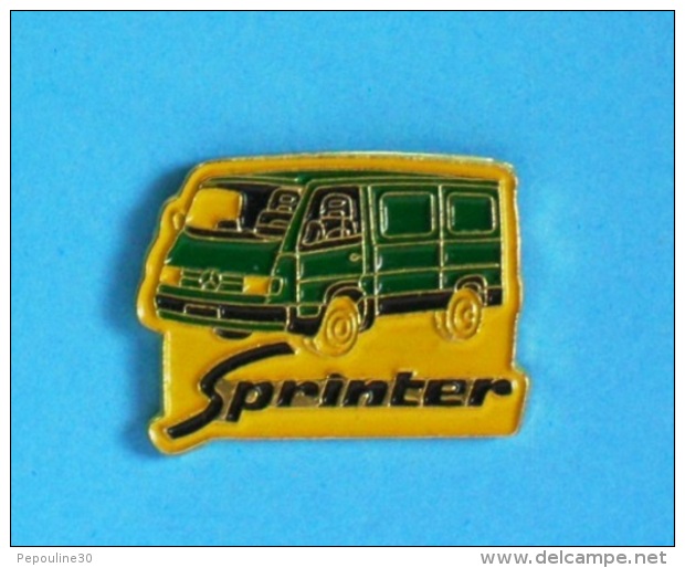 1 PIN'S  //   ** SPRINTER ** MERCEDES-BENZ ** - Mercedes