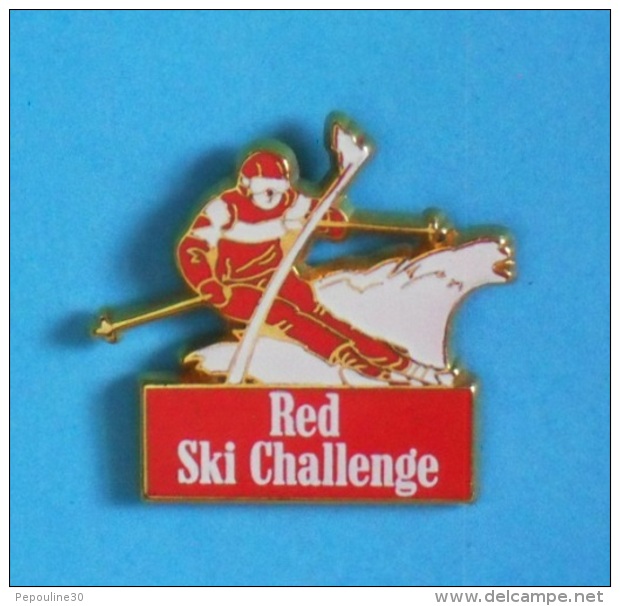 1 PIN'S  //   ** RED SKI CHALLENGE ** . (Arthus Bertrand Paris) - Arthus Bertrand