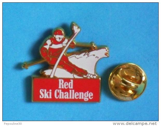 1 PIN'S  //   ** RED SKI CHALLENGE ** . (Arthus Bertrand Paris) - Arthus Bertrand