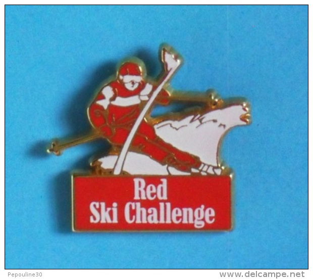 1 PIN'S  //   ** RED SKI CHALLENGE ** . (Arthus Bertrand Paris) - Arthus Bertrand