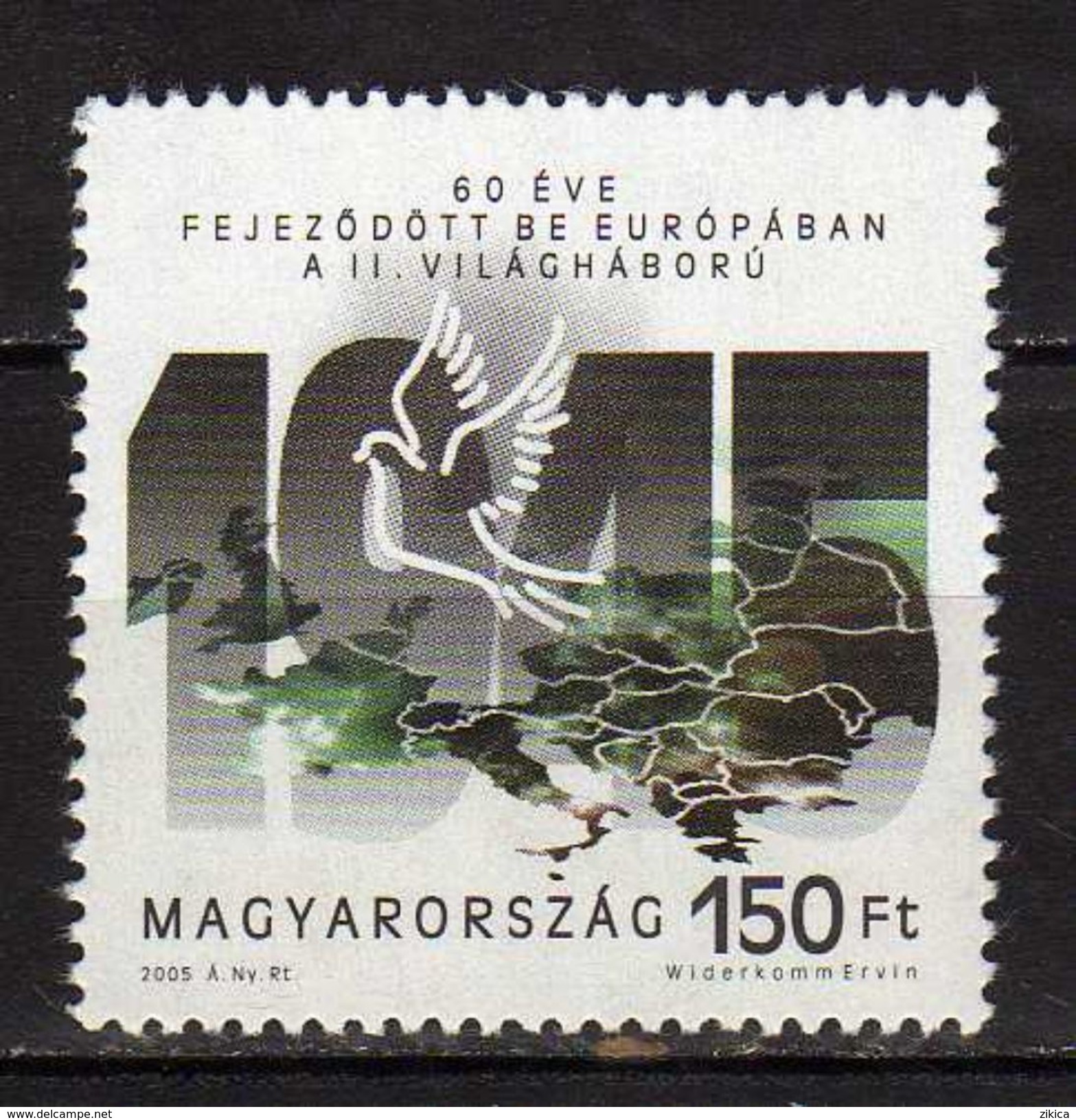 Hungary 2005 The 60th Anniversary Of The Ending Of World War II.MNH - Neufs