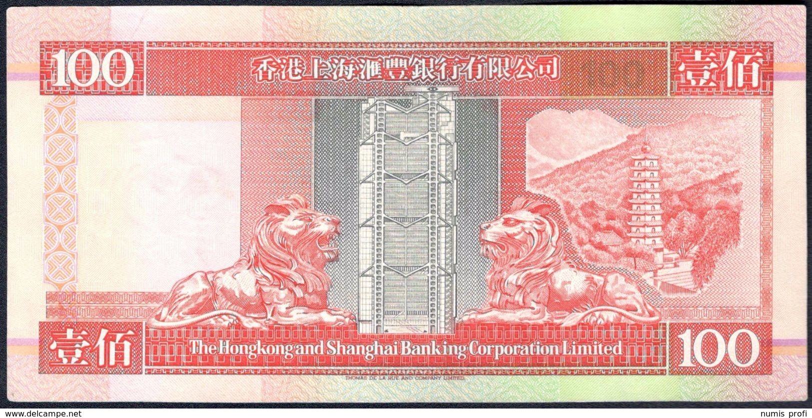 Hong Kong - 100 Dollars 1994 HSBC - P203a - Hong Kong