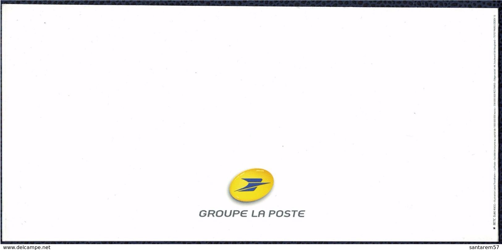 Carte De Voeux 2011 Publicité Papier Groupe La Poste Bande Dessinée - Publicités