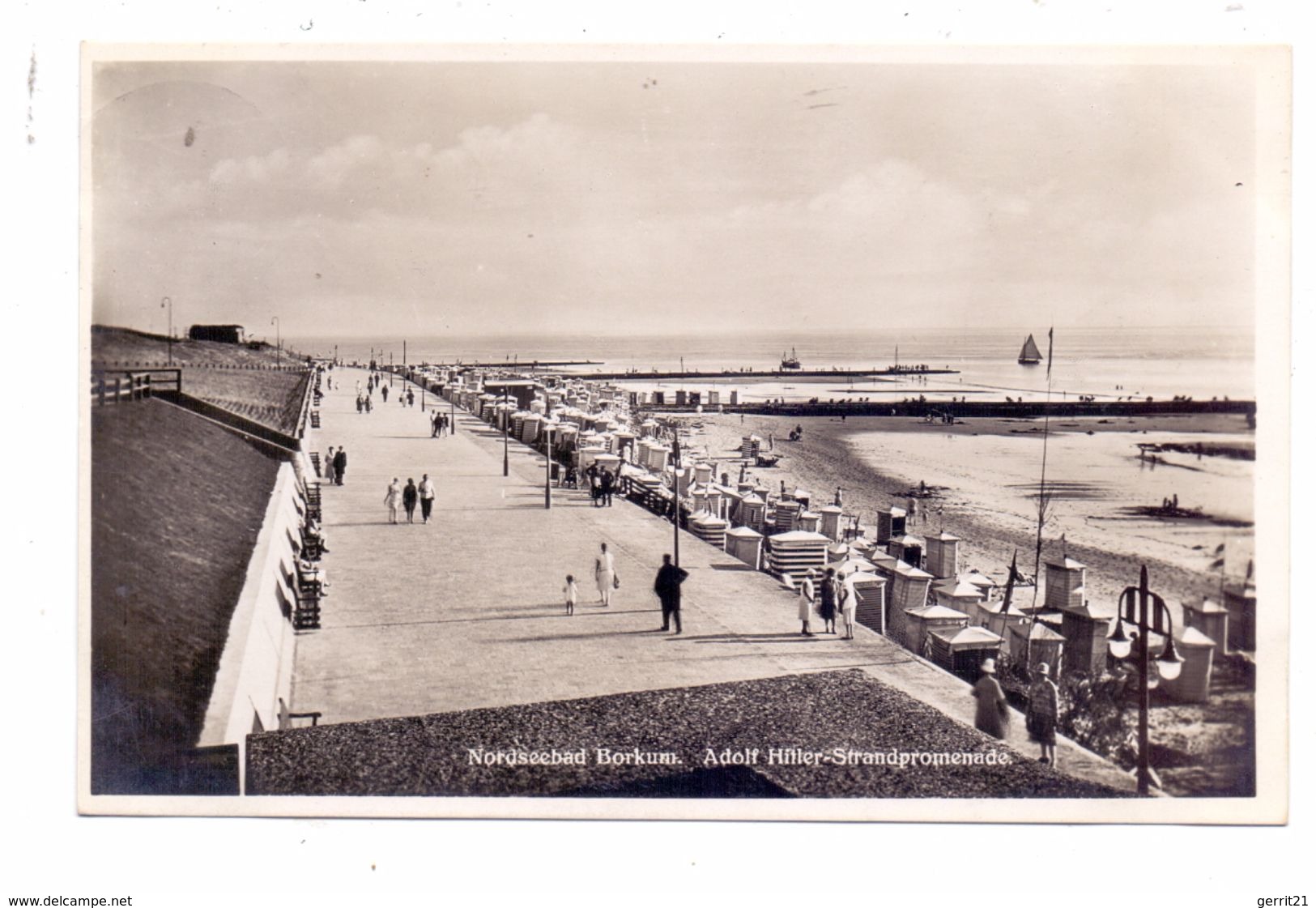 2972 BORKUM, Adolf - Hitler - Strandpromenade, 1934 - Borkum