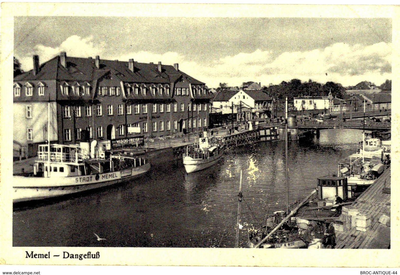 CPA N°9690 - MEMEL - DANGELFLUSS - Ostpreussen