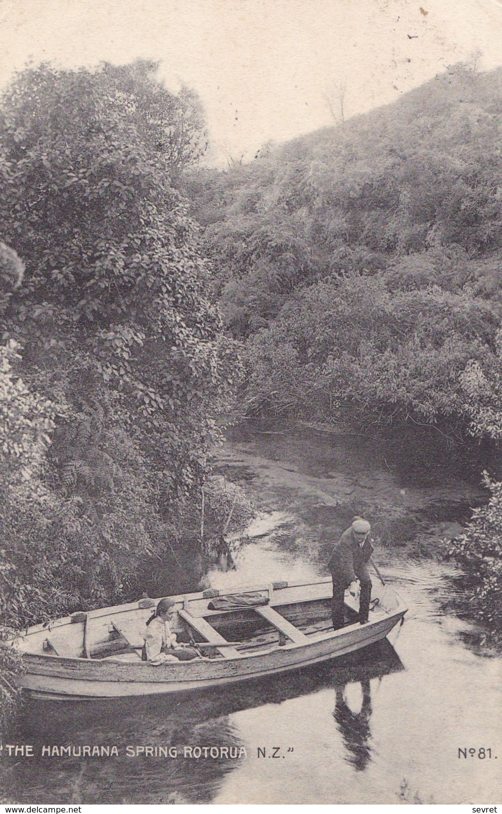 " THE HAMURANA SPRING ROTORUA, N.Z. "- N° 81. Carte RARE - Nouvelle-Zélande