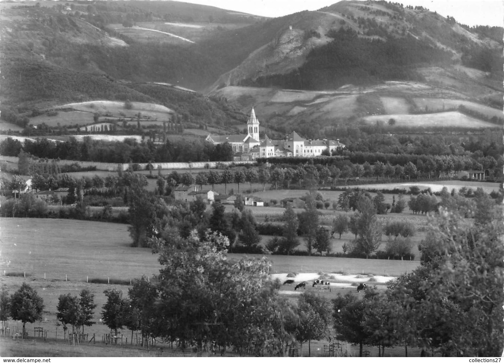 81-DOURGNE- ABBAYE- SAINTE-SCHOLASTIQUE- VUE GENERALE - Dourgne