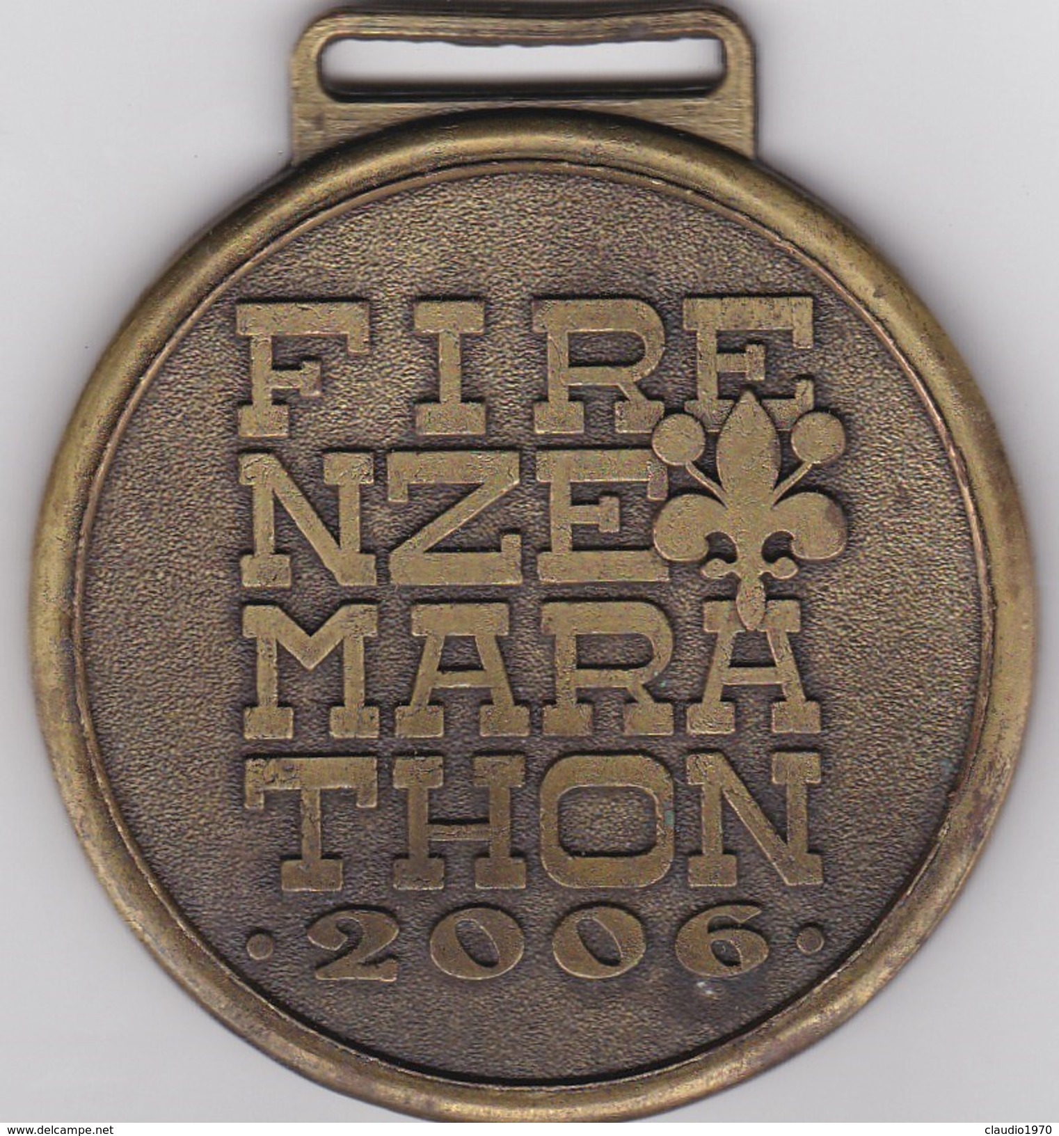 MEDAGLIA - XXIII EDIZIONE FIRENZE MARATHON 2006 - Altri & Non Classificati