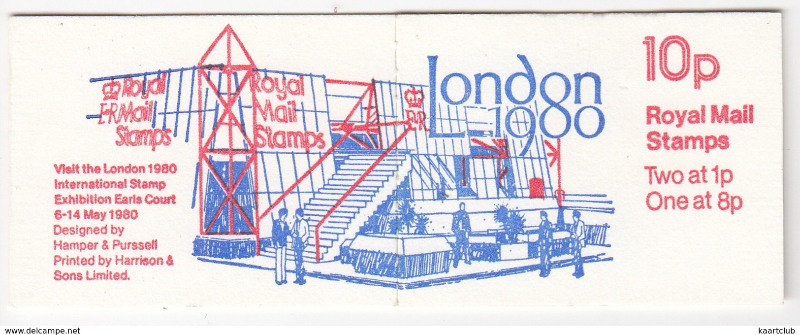 United Kingdom - Booklet : 'London 1980 - International Stamp Exhibition' - Stamps: Two At 1p, One At 8p - Carnets