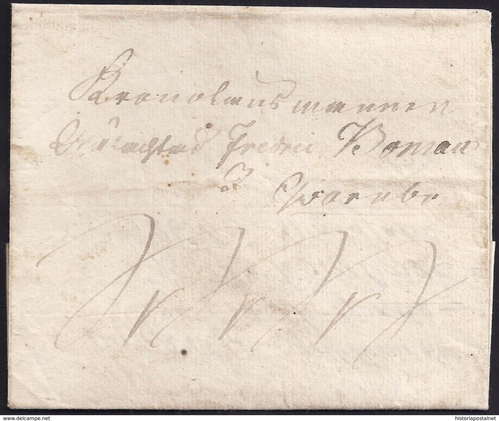 1784. CASTELHOHN TO OWAMBO - PER EXPRESS - WAX SEAL WITH WHITE FEATHER. - Otros & Sin Clasificación