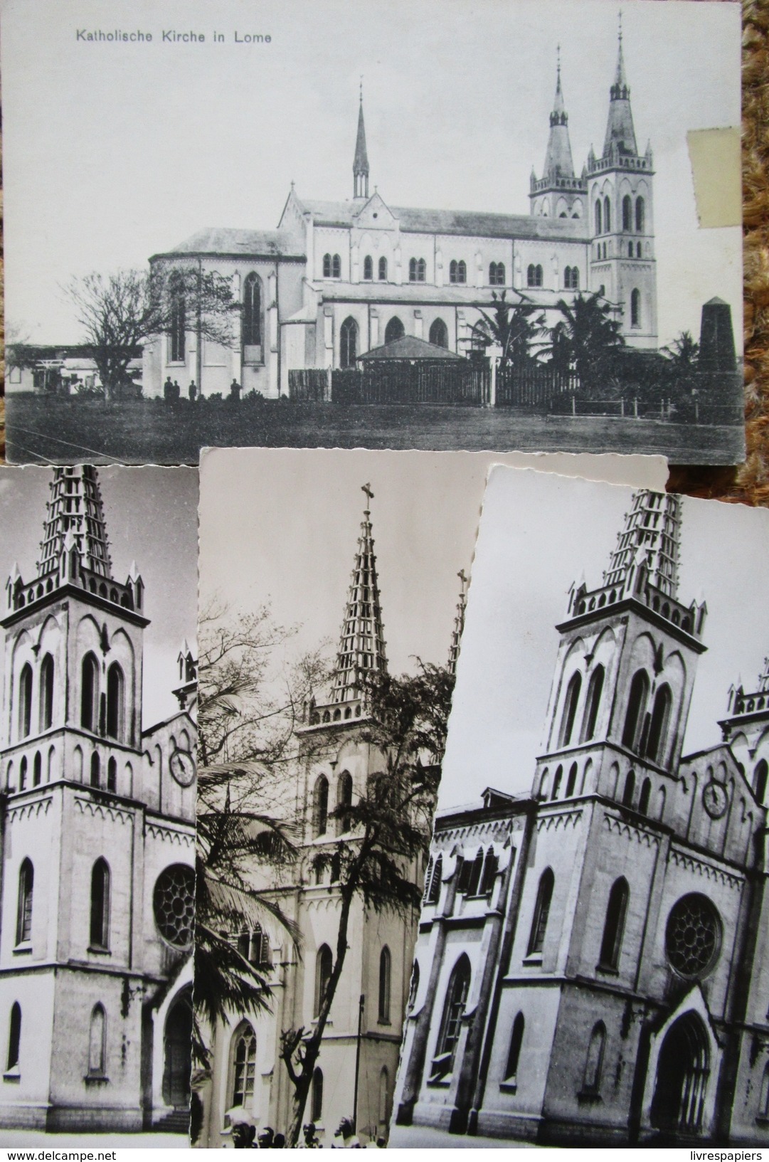Togo Lot 4 Cpa Lome Cathedrale Sacre Coeur - Togo