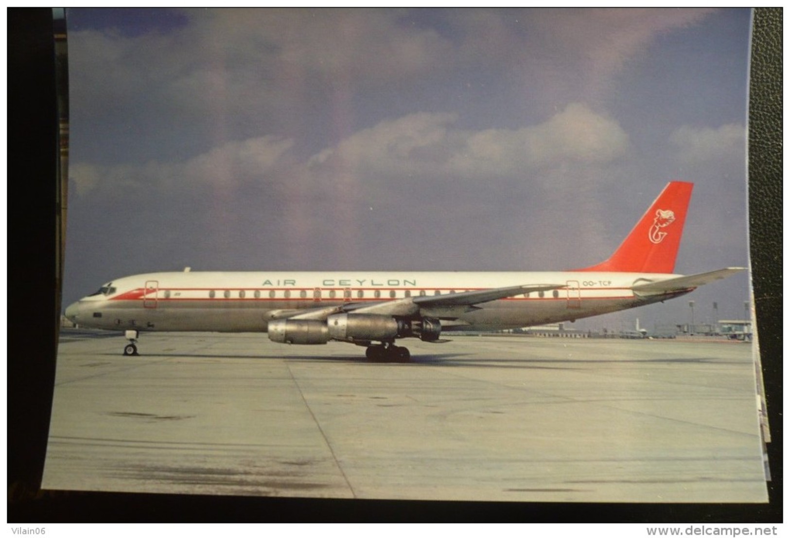 AIR CEYLON  DC 8 32   OO TCP      COLLECTION VILAIN N° 592 - 1946-....: Moderne