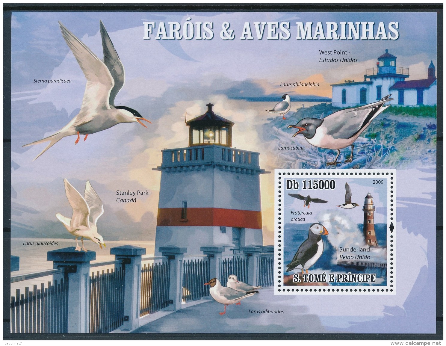 Sao Tomé-et-Principe 2004 - Phares Et Oiseaux Marins - Phares