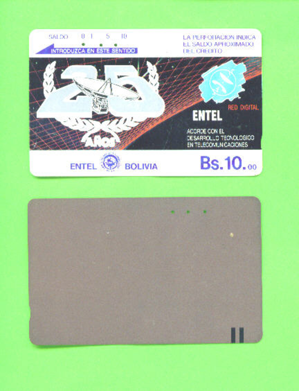 BOLIVIA - Magnetic Phonecard As Scan - Bolivien