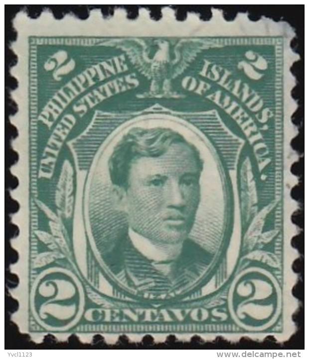 PHILIPPINES - Scott #285 José Rizal 'Perf. 11' (*) / Used Stamp - Philippines