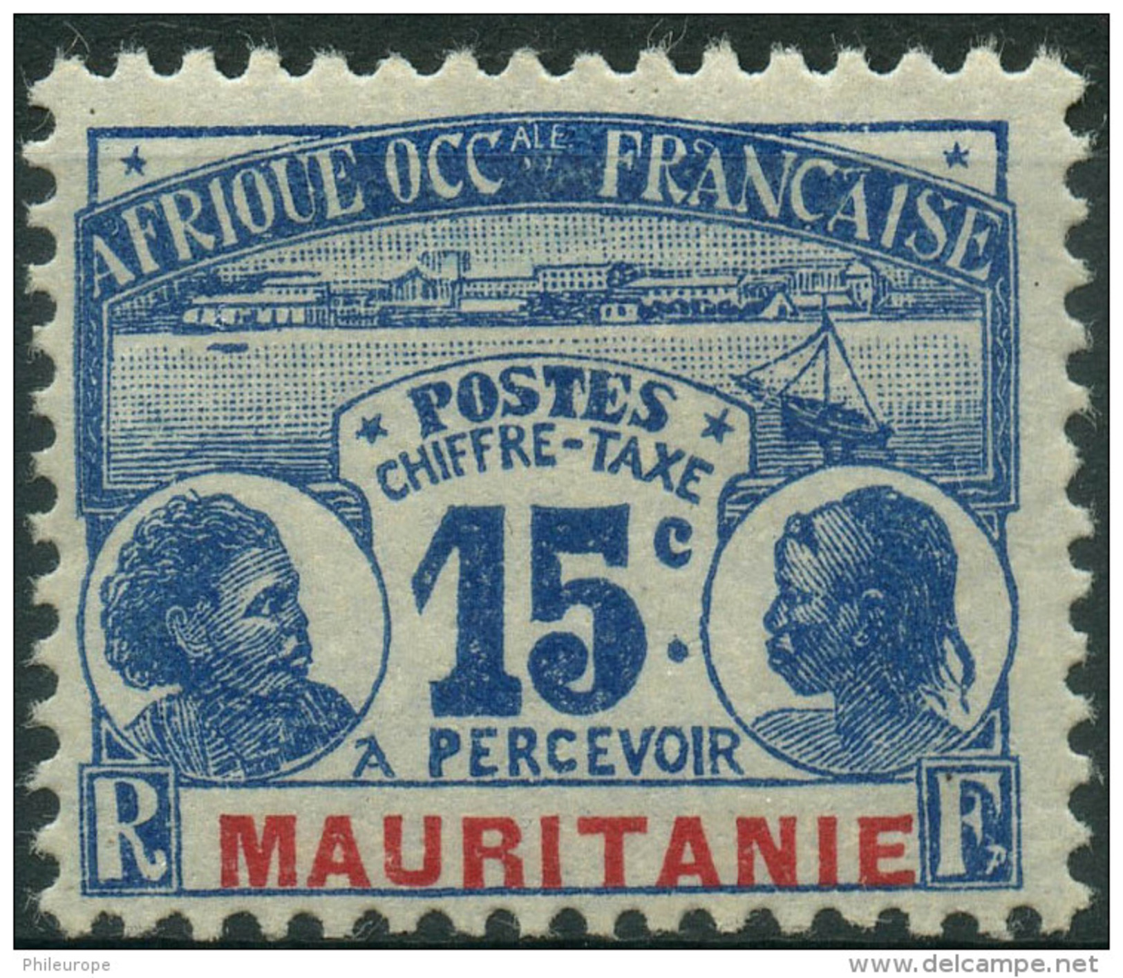 Mauritanie (1906) Taxe N 11 * (charniere) - Neufs