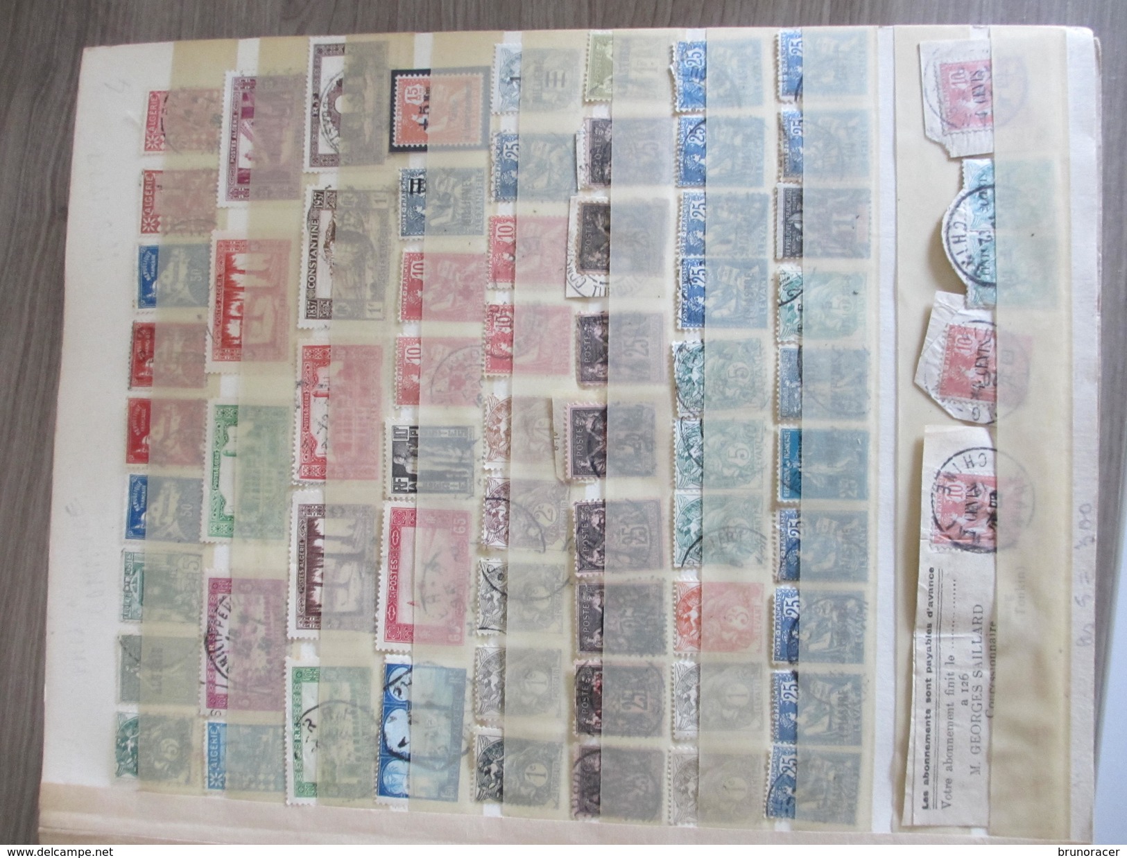 GROS CLASSEUR TIMBRES DES COLONIES A TRIER NEUF**/* ET OBLITÉRÉ - Collections