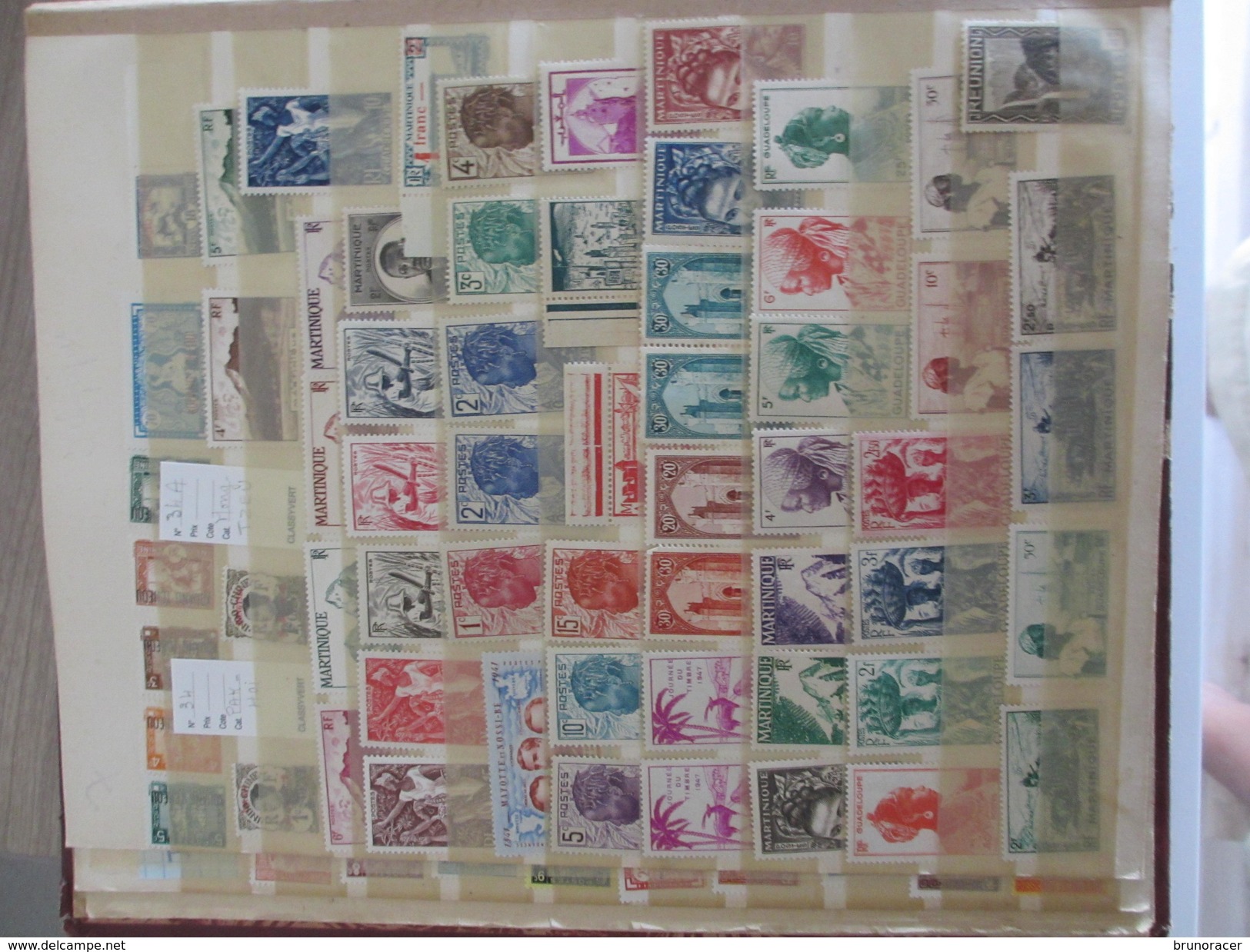 GROS CLASSEUR TIMBRES DES COLONIES A TRIER NEUF**/* ET OBLITÉRÉ - Collections