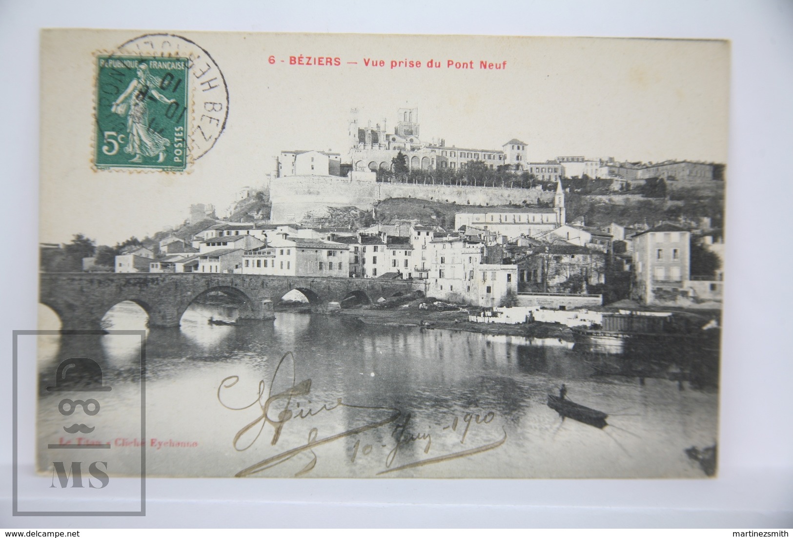 Old Postcard France - Beziers - Vue Prise Du Pont Neuf - Posted - Beziers