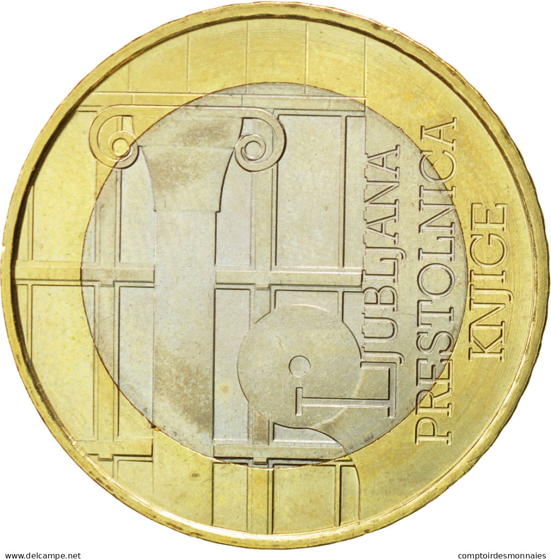 Slovénie, 3 Euro, 2010, SUP+, Bi-Metallic, KM:95 - Slovénie