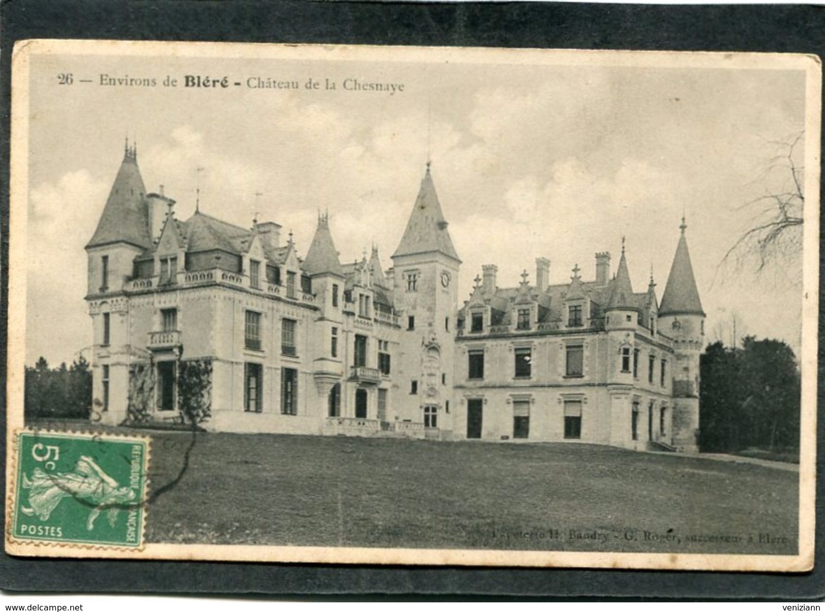 CPA - Environs De Bléré - Château De La Chesnaye - Bléré