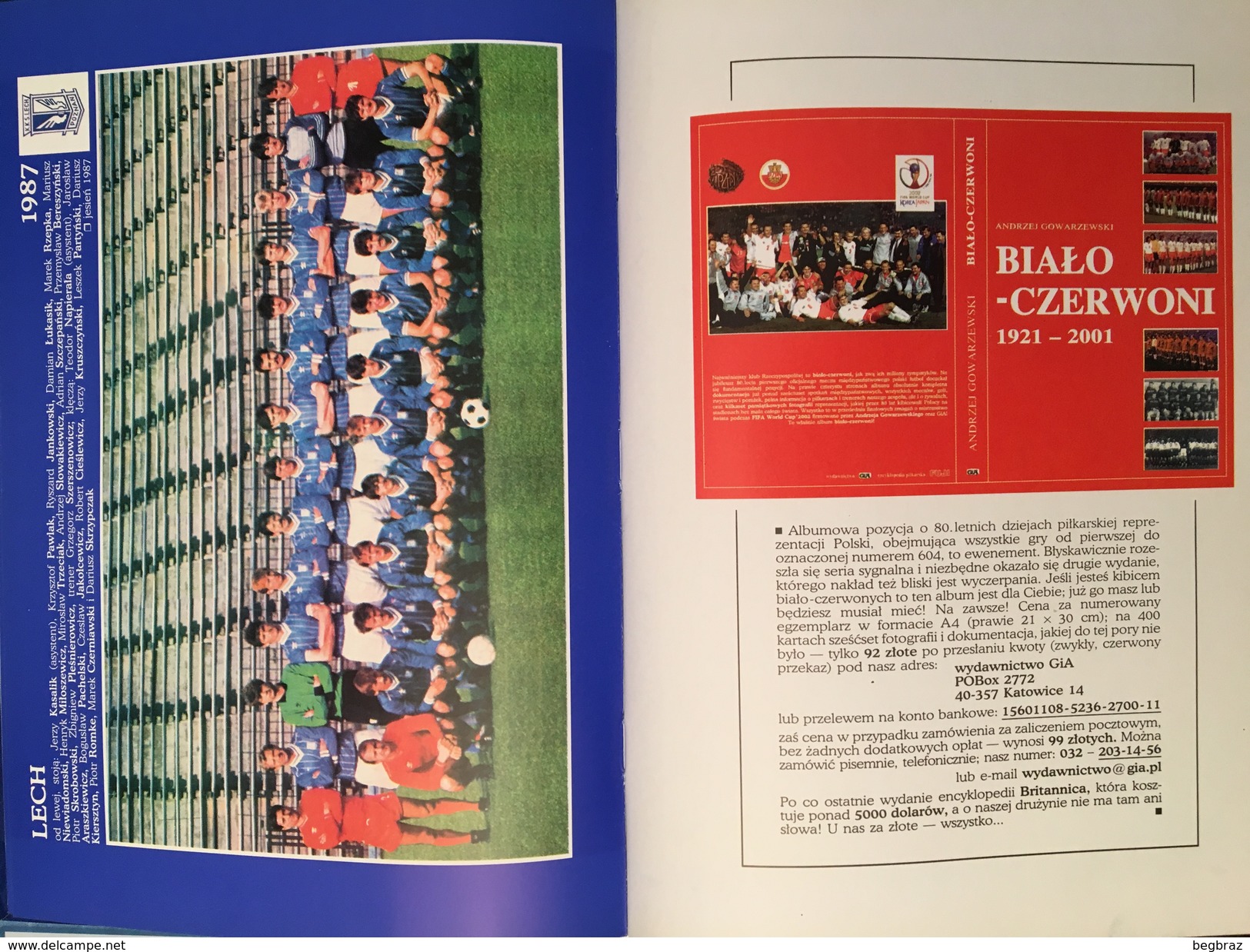 LIVRE EN POLONAIS 265 PAGES LECH POZNAN   KOLEKEJA KLUBOW  FOOTBALL - Livres