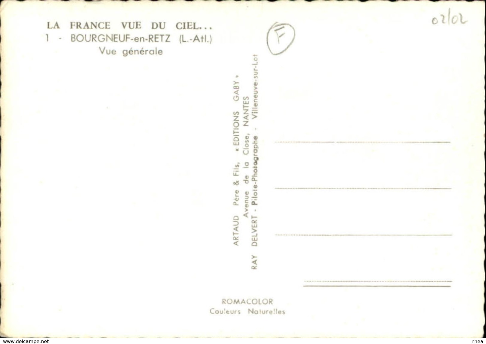 44 - BOURGNEUF-EN-RETZ - Vue Aérienne - Bourgneuf-en-Retz