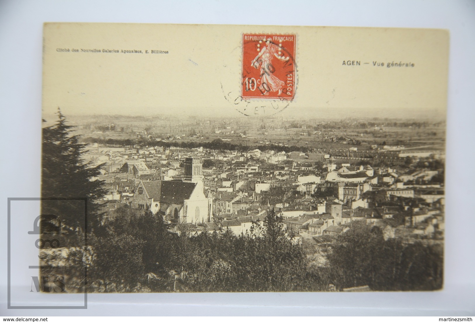 Old Postcard France - Agen, Vue Generale - Posted - Otros & Sin Clasificación