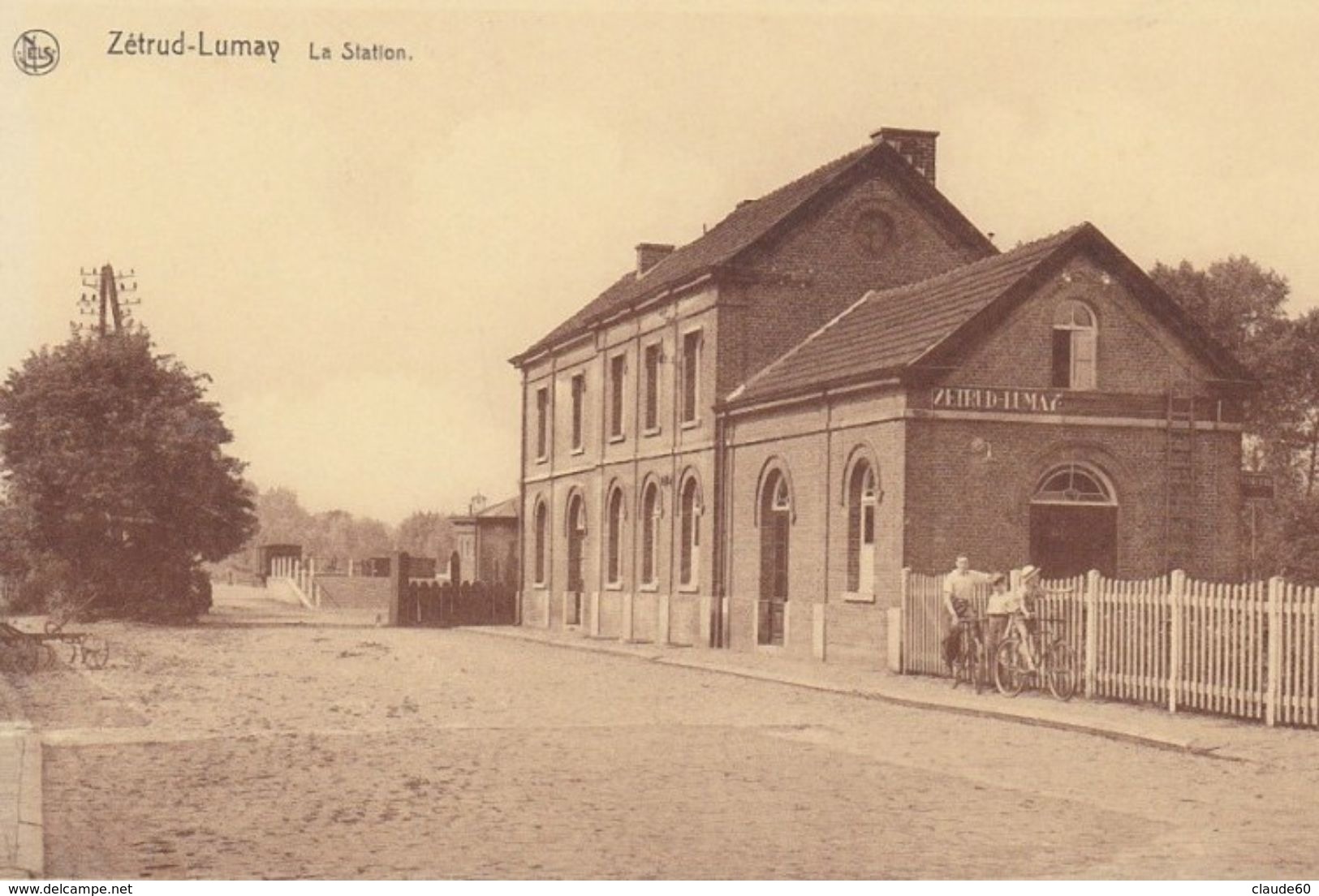 17/9 Zetrud Lumay Jodoigne  Brabant Wallon Gare Station Copie - Gares - Sans Trains