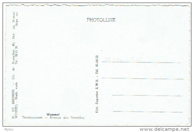 Wemmel. Torentjeslaan.  Avenue Des Tourelles. - Wemmel