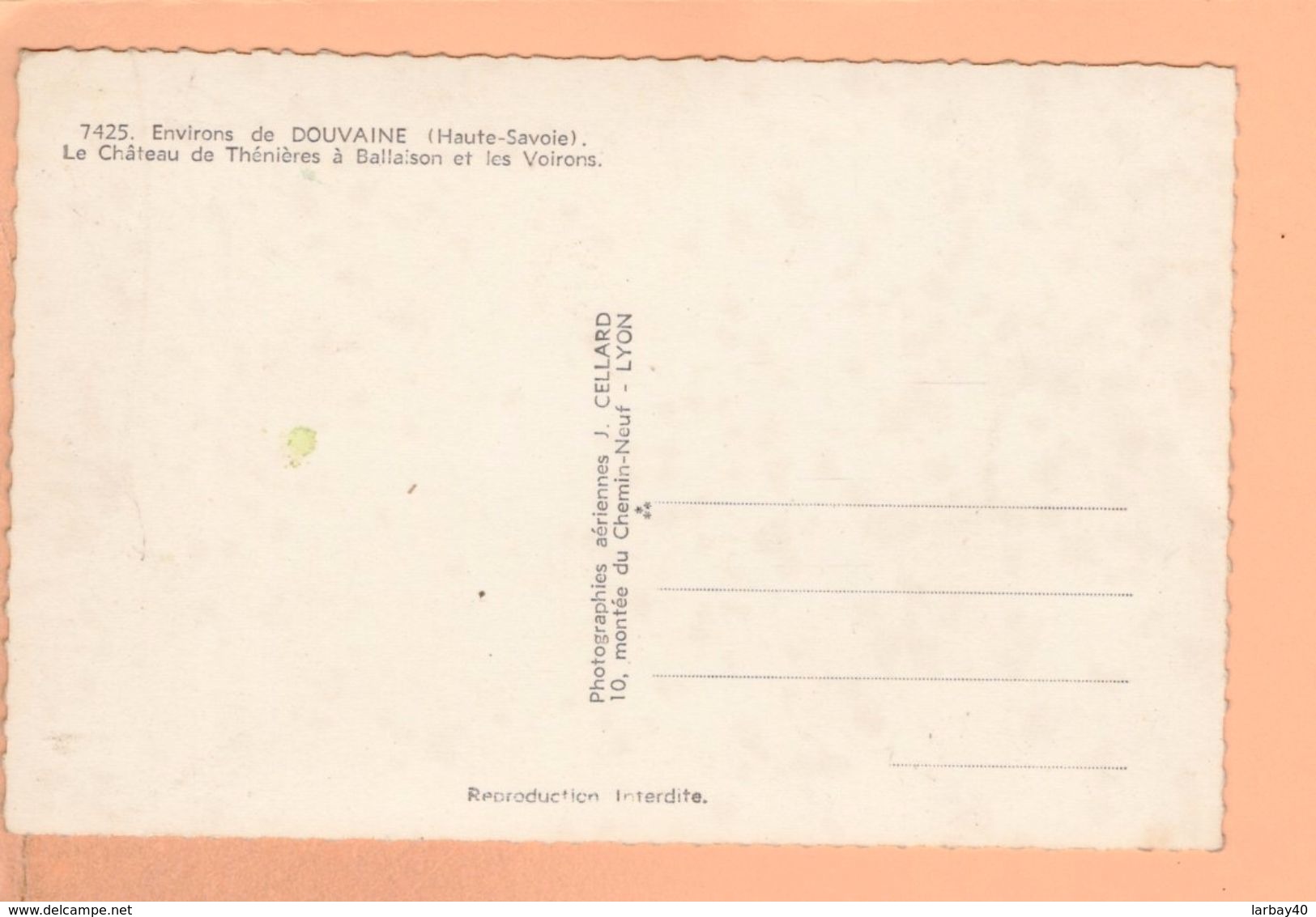 Cpa  Cartes Postales Ancienne - Douvaine Chateau De Thenieres 7425 - Douvaine