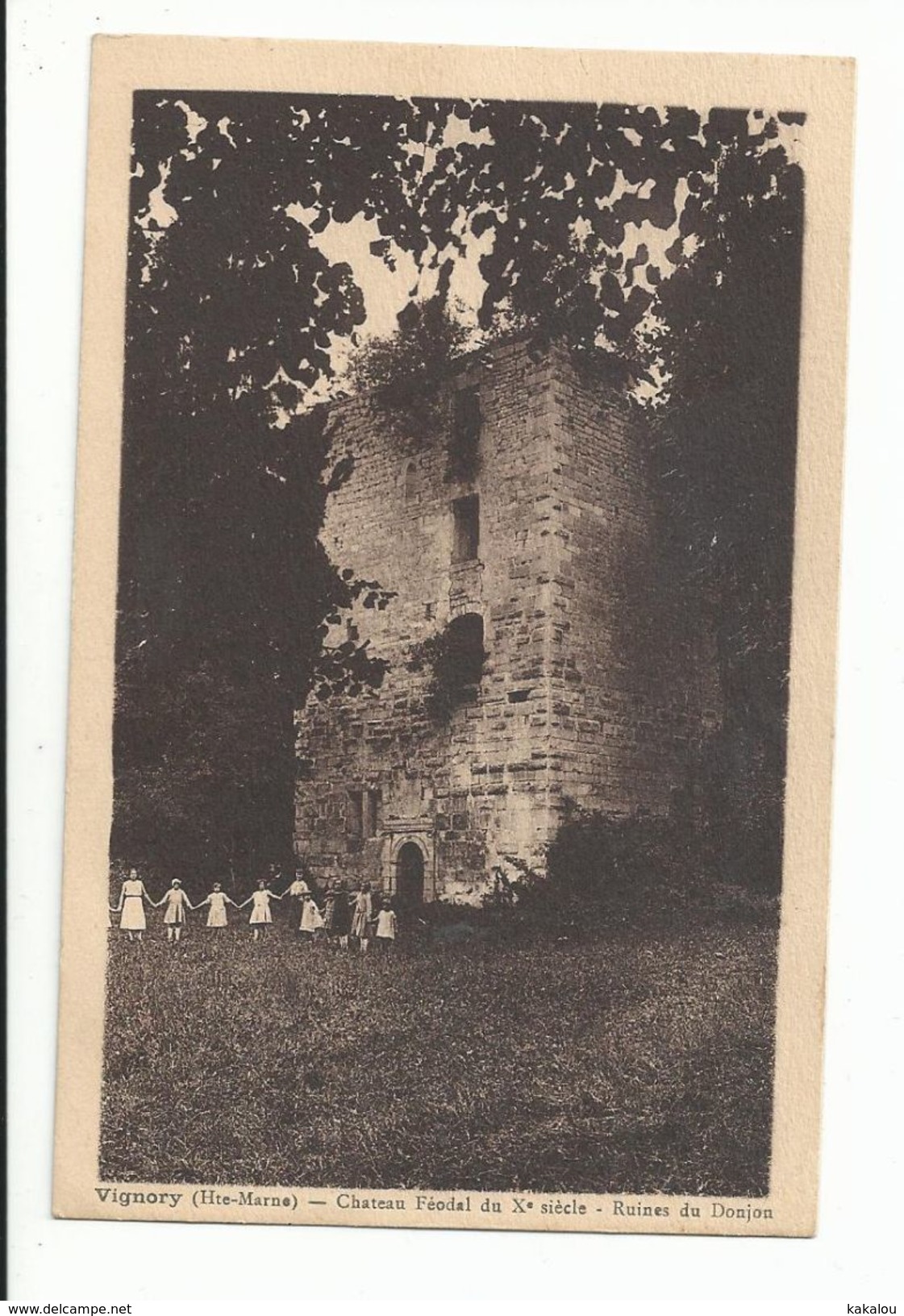 VIGNORY (52) Château Ruines Donjon - Vignory