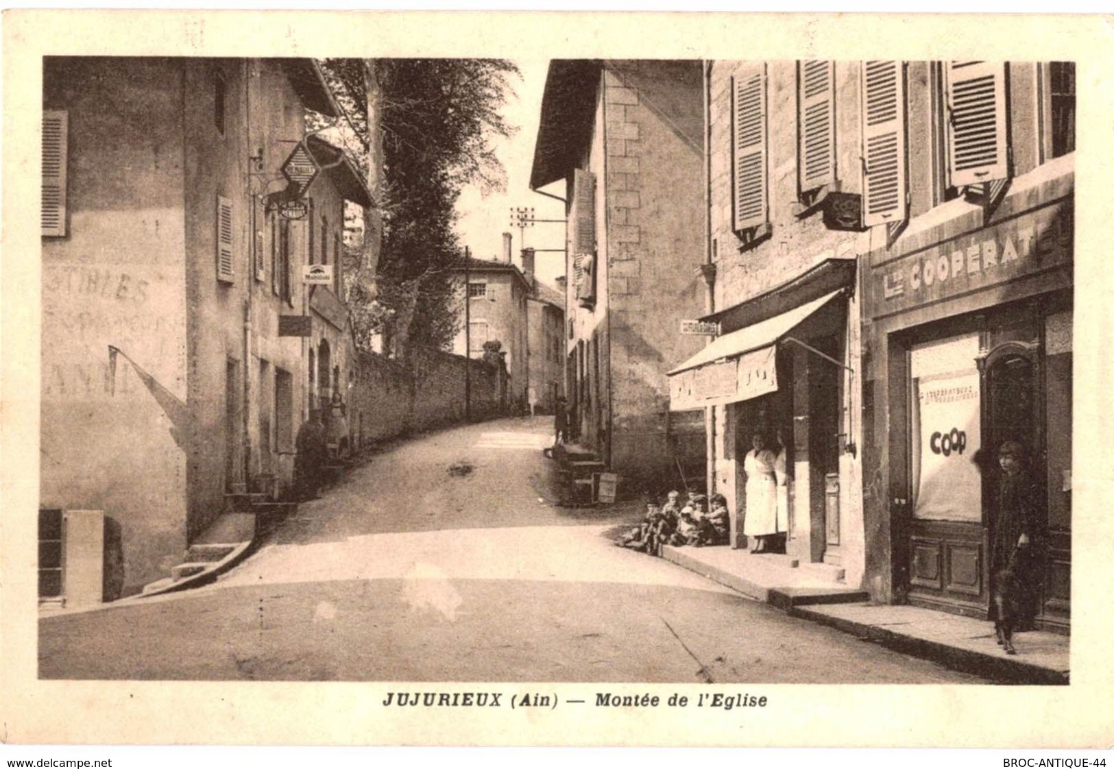 CPA N°9740 - JUJURIEUX - MONTEE DE L' EGLISE - Unclassified