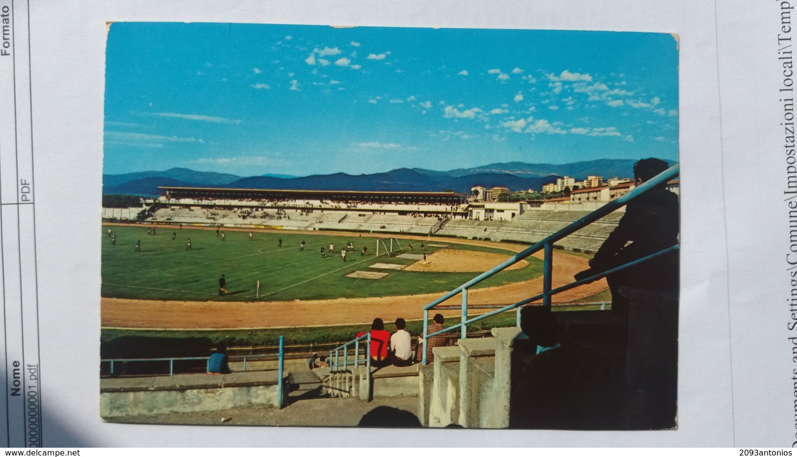 CARTOLINA Di COSENZA STADIO COMUNALE VIAGGIATA H 2791  CAMPO SPORTIVO - Cosenza