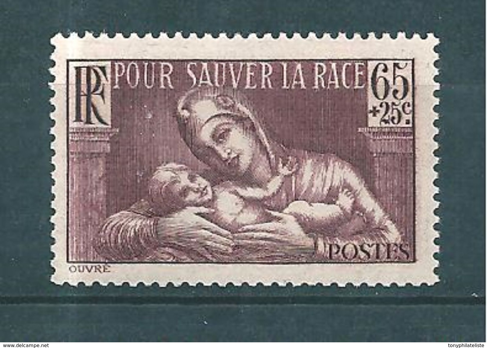 France Timbre De 1937  N° 356 Neuf ** Sans Charnière - Ongebruikt