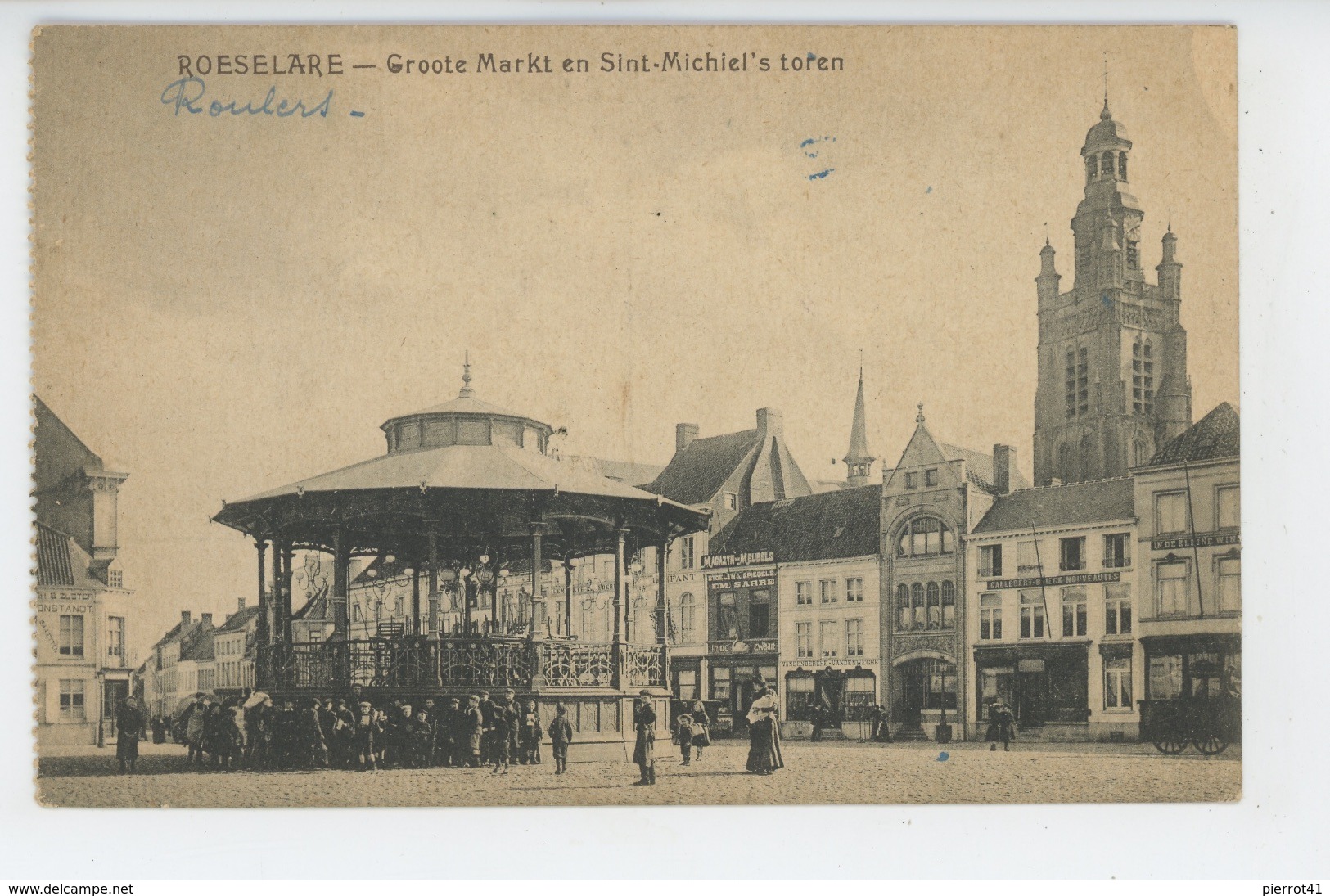 BELGIQUE - ROESELARE - ROULERS - Grotte Markt En Sint Michiel's Toren - Roeselare