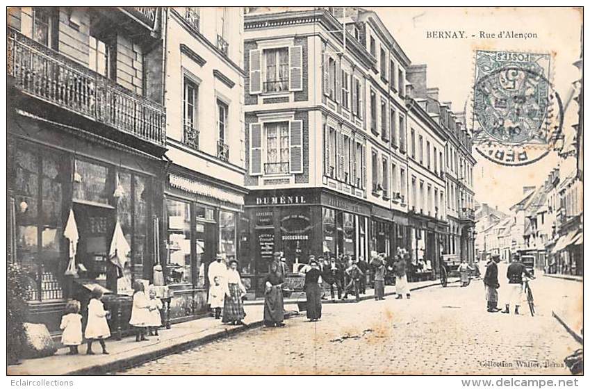 Bernay   27:    Rue D'Alençon. Hôtel Du Lion D'Or           (voir Scan) - Bernay