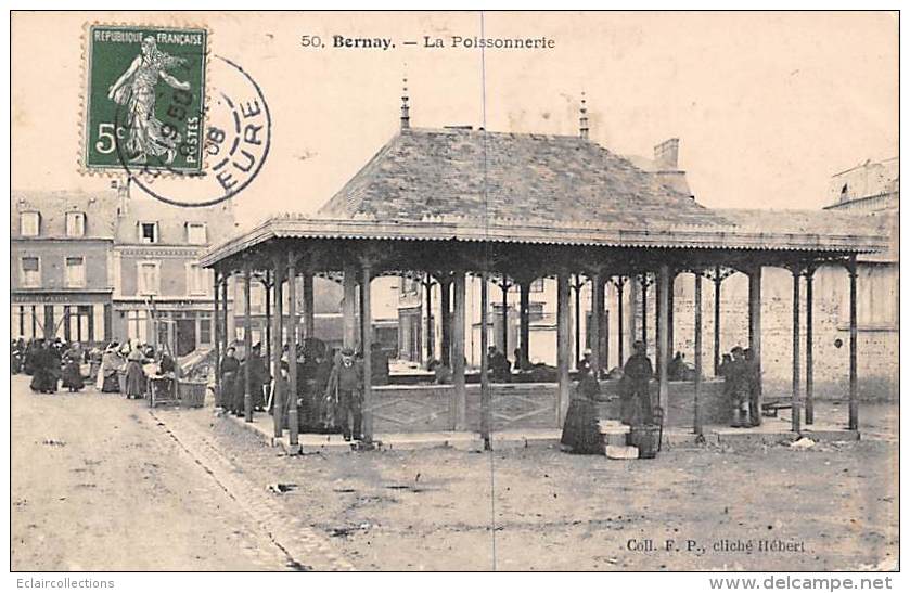 Bernay   27:      La Poissonnerie           (voir Scan) - Bernay