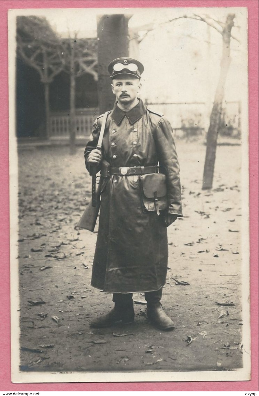 Guerre 14/18 - Carte Photo Allemande - Foto - ZWICKAU - Fahrer - Chauffeur - Soldat Allemand - 3 Scans - Guerra 1914-18