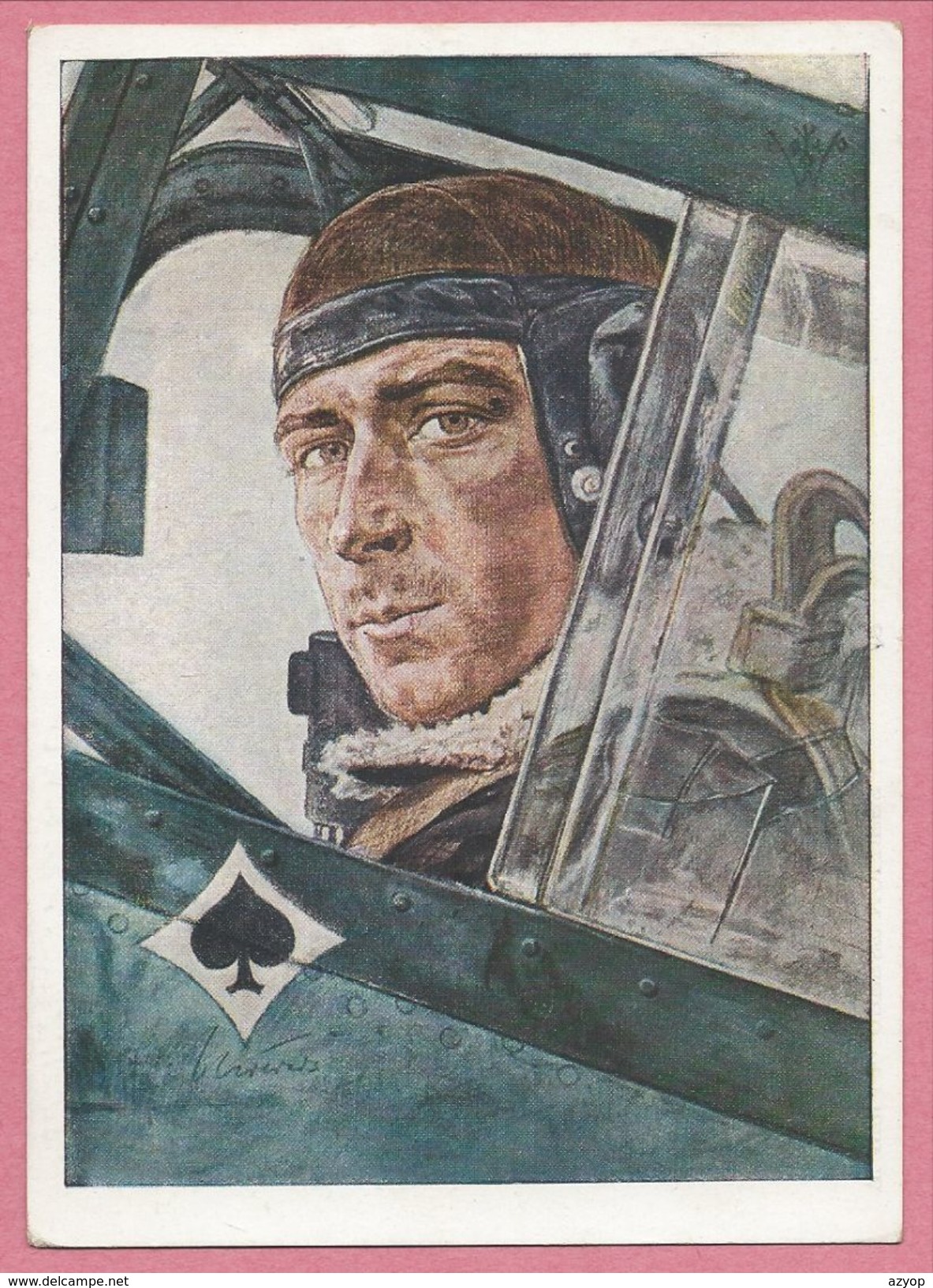 Carte Signée - W. WILLRICH - Oberst MÖLDERS - Jagdflieger - Feldpost - Guerre 39/45 - Guerre 1939-45