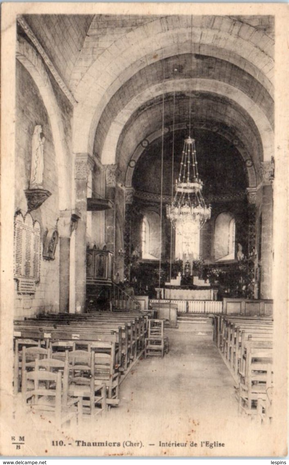 18 - THAUMIERS -- Intérieur De L'Eglise - Thaumiers