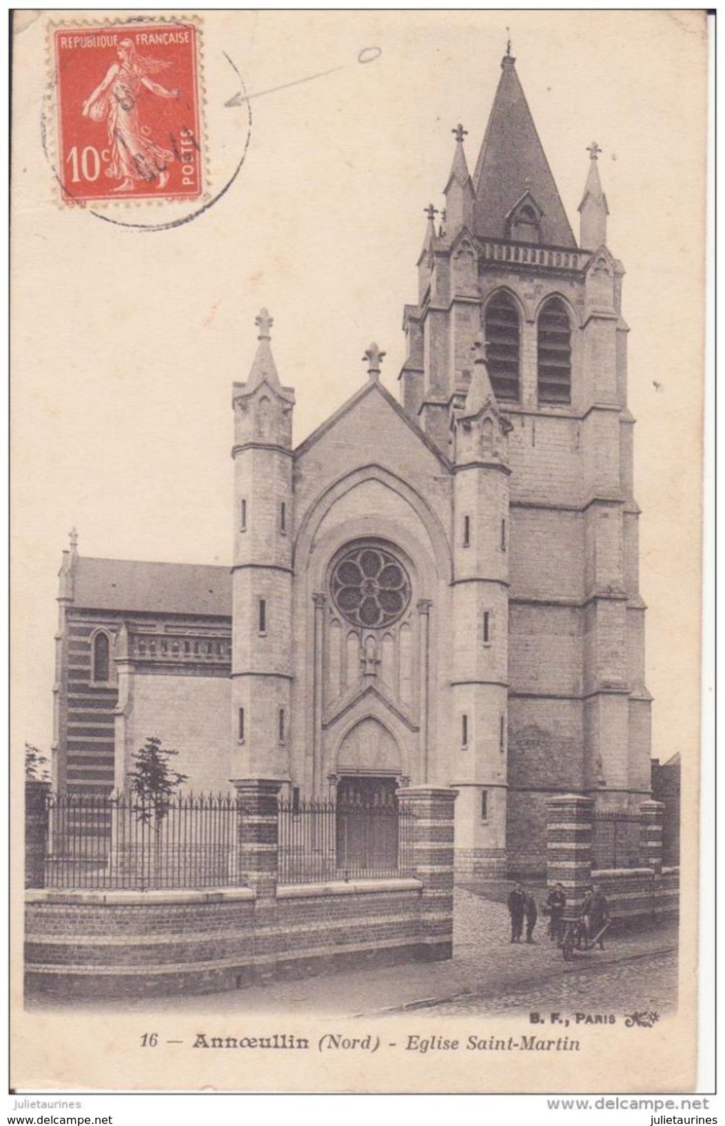 59 ANNOEULLIN EGLISE SAINT MARTIN - Autres & Non Classés